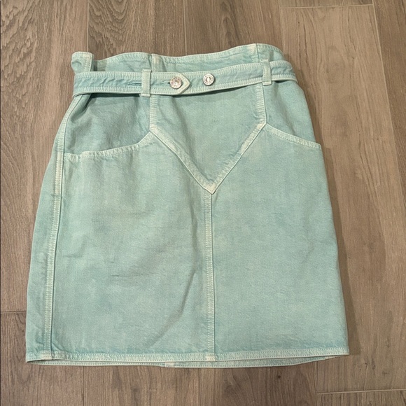 Isabel Marant Dresses & Skirts - Isabel Marant Women’s Light Blue Denim Skirt With Belt Size 34/2